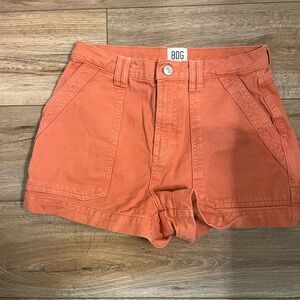 BDG High Waist Women's Shorts in Coral